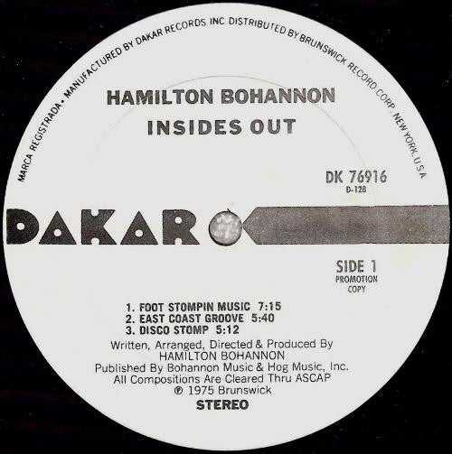 Hamilton Bohannon : Insides Out (LP, Album, Promo)