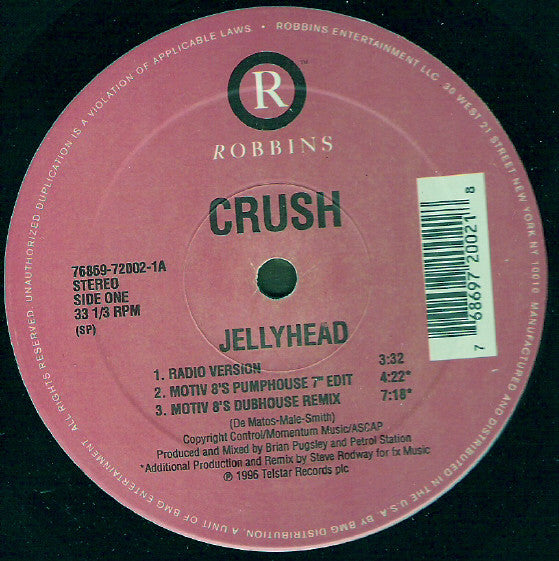 Crush : Jellyhead (12")