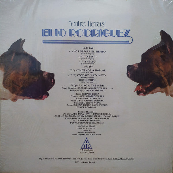 Elio Rodriguez : Entre Fieras (LP, Album)