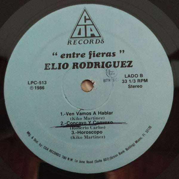 Elio Rodriguez : Entre Fieras (LP, Album)