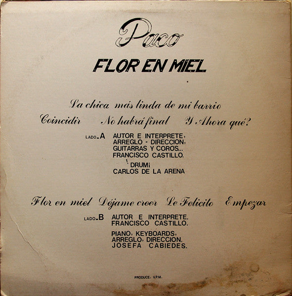 Paco (103) : La Chica Mas Linda De Mi Barrio (LP)