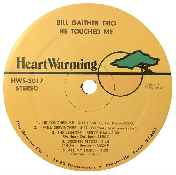 The Bill Gaither Trio : He Touched Me (LP, RE)