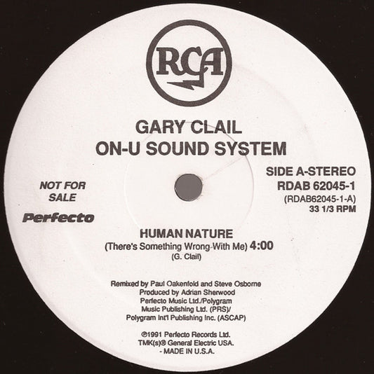 Gary Clail & On-U Sound System - Human Nature vinyl record, 12" (Very Good Plus (VG+)) | Lulo Records