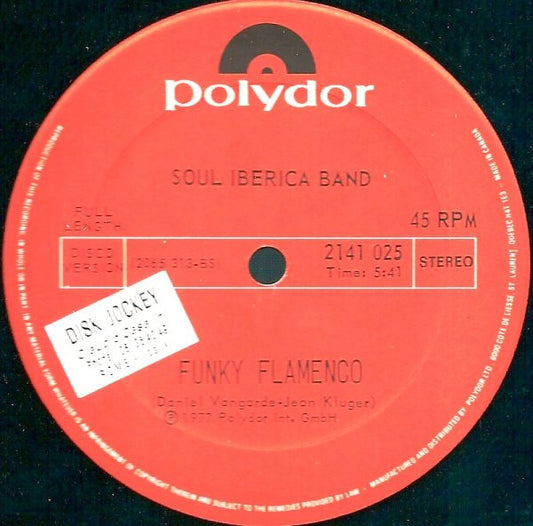 Soul Iberica Band - Baby Sitter / Funky Flamenco vinyl record, 12" (Very Good Plus (VG+)) | Lulo Records
