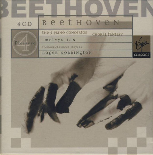 Melvyn Tan ; London Classical Players, Roger Norrington / Ludwig Van Beethoven : The 5 Piano Concertos / Choral Fantasy (4xCD, Album + Box, Comp)