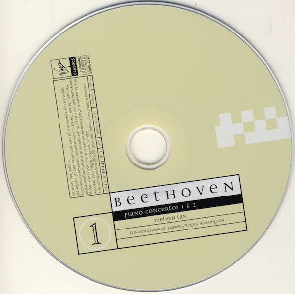 Melvyn Tan ; London Classical Players, Roger Norrington / Ludwig Van Beethoven : The 5 Piano Concertos / Choral Fantasy (4xCD, Album + Box, Comp)