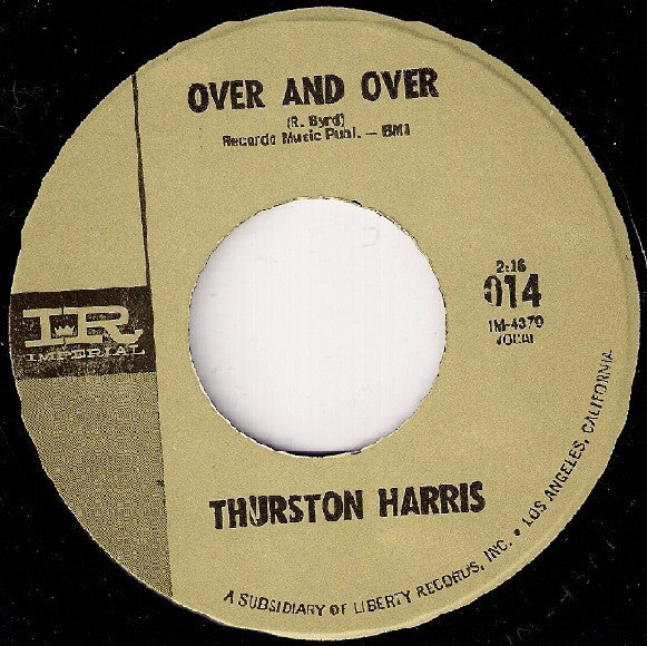 Thurston Harris : Little Bitty Pretty One / Over And Over (7", RE, Mon)