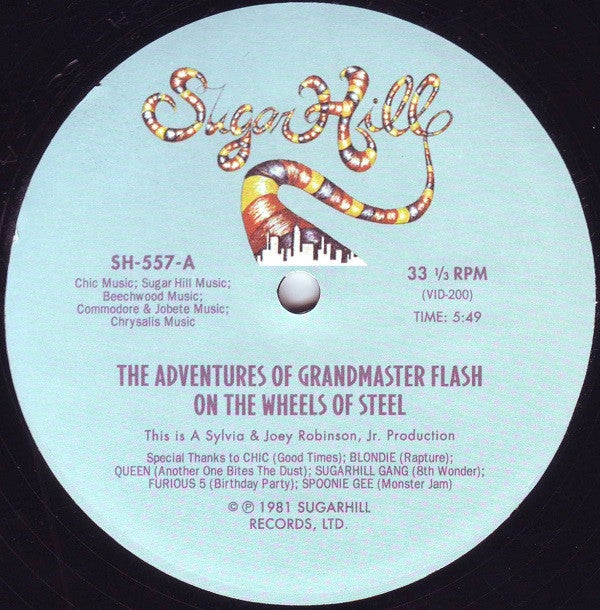 Grandmaster Flash / Grandmaster Flash & The Furious Five : The Adventures Of Grandmaster Flash On The Wheels Of Steel / The Birthday Mix (12", RE)