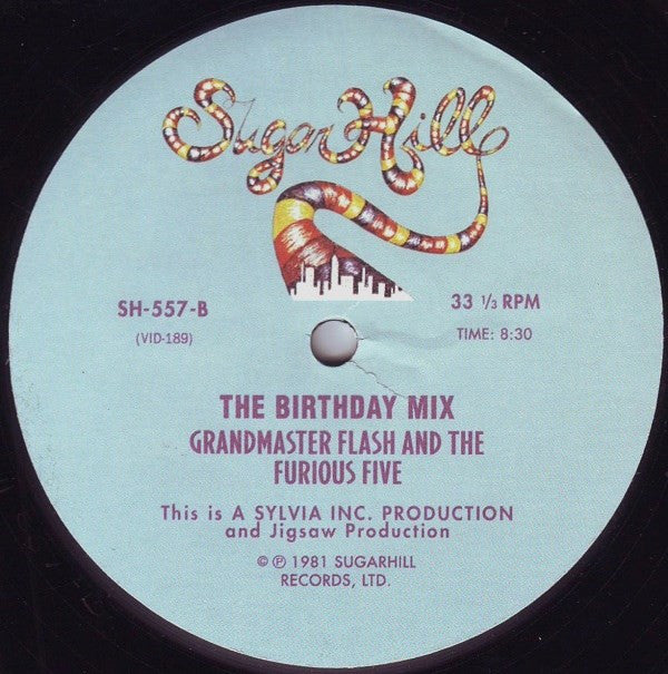 Grandmaster Flash / Grandmaster Flash & The Furious Five : The Adventures Of Grandmaster Flash On The Wheels Of Steel / The Birthday Mix (12", RE)