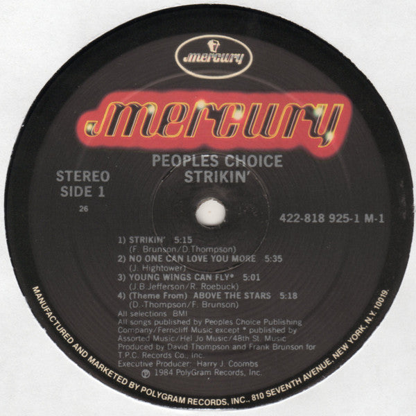 People's Choice : Strikin' (LP, Album)
