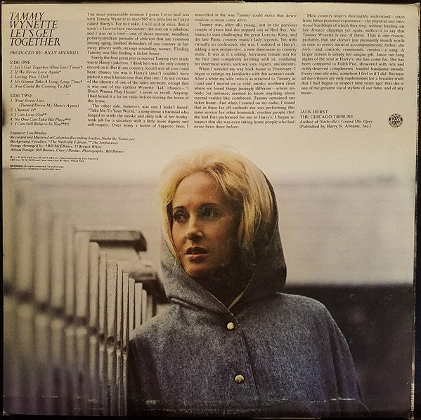 Tammy Wynette : Let's Get Together (LP, Album, Ter)