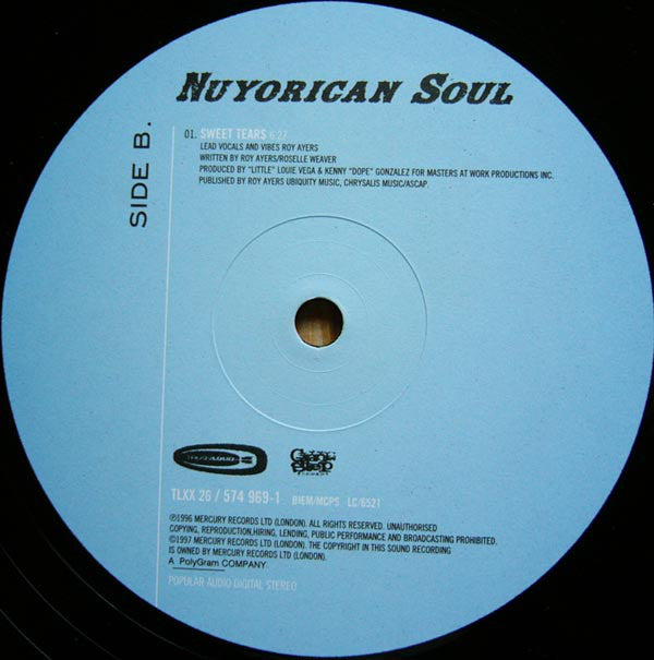 Nuyorican Soul Featuring Jocelyn Brown & Roy Ayers : I Am The Black Gold Of The Sun / Sweet Tears (12", Single)