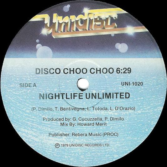 Nightlife Unlimited : Disco Choo Choo (12")