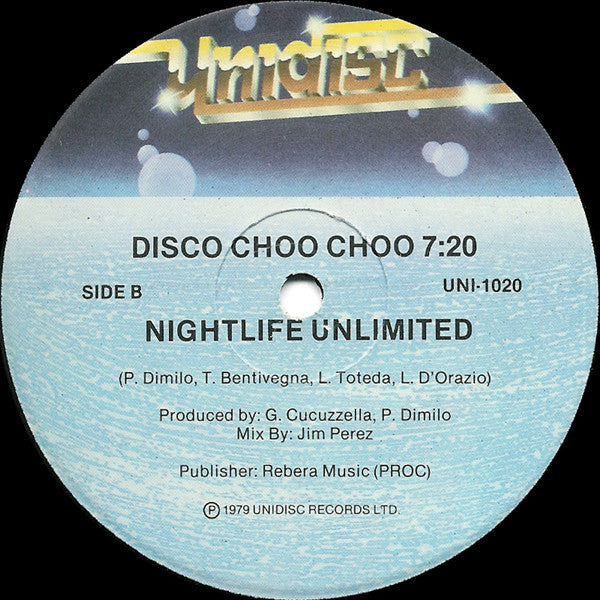 Nightlife Unlimited : Disco Choo Choo (12")