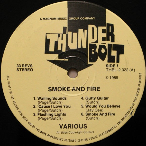 Various* : Smoke And Fire (LP, Album, RE)