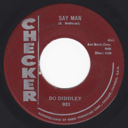 Bo Diddley : Say Man / The Clock Strikes Twelve (7", Single)