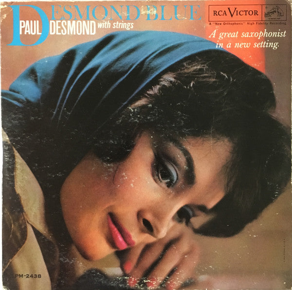 Paul Desmond With Strings : Desmond Blue (LP, Album, Mono)