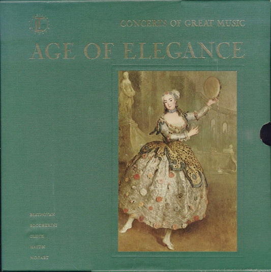 Ludwig Van Beethoven / Luigi Boccherini / Christoph Willibald Gluck / Joseph Haydn / Wolfgang Amadeus Mozart : Age Of Elegance (5xLP, Scr + Box, Comp)