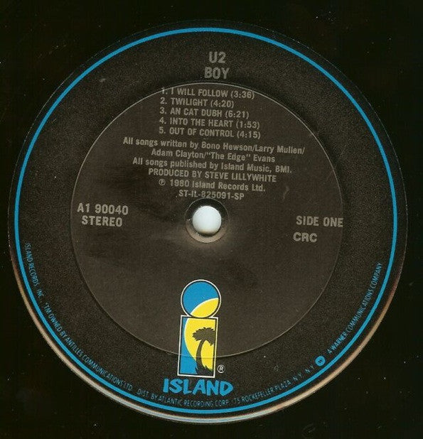 U2 : Boy (LP, Album, Club, RE, CRC)
