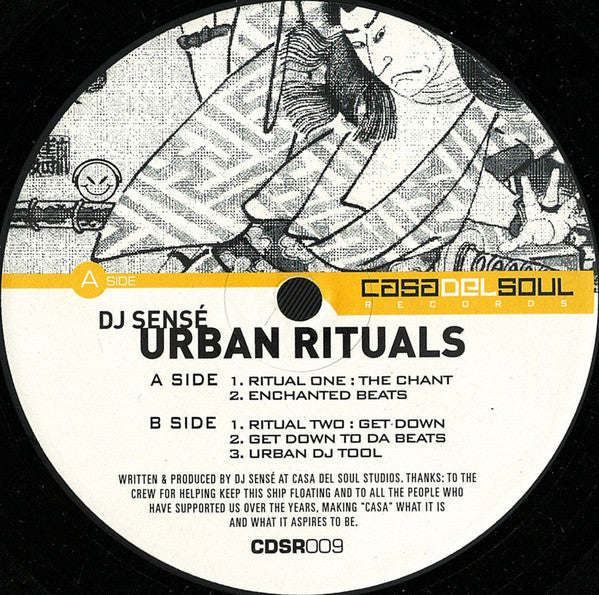DJ Sensé : Urban Rituals EP (12", EP)