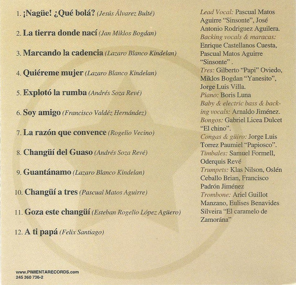 Soneros All Stars : Dime Nagüe (CD, Album)