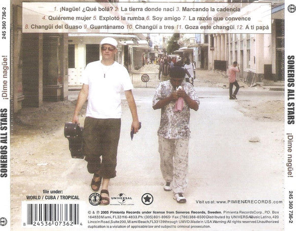 Soneros All Stars : Dime Nagüe (CD, Album)