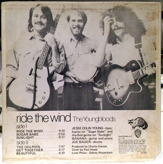 The Youngbloods - Ride The Wind vinyl record, LP (Near Mint (NM or M-)) | Lulo Records