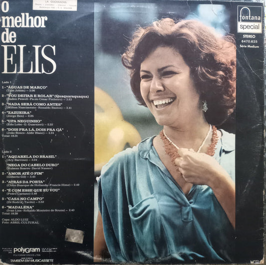 Elis Regina : O Melhor De Elis (LP, Comp)