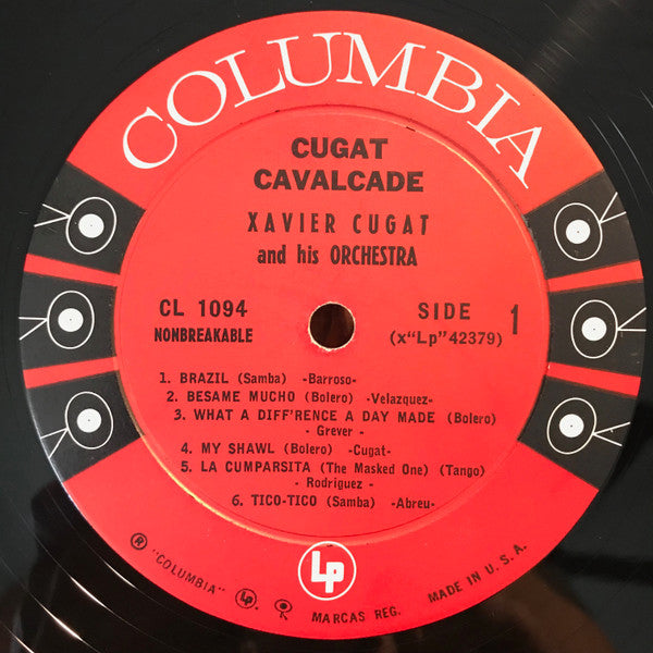 Xavier Cugat And His Orchestra : Cugat Cavalcade (LP, Album, Mono)