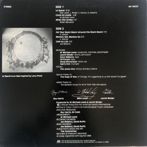 Le Pamplemousse : Le Spank (LP, Album)