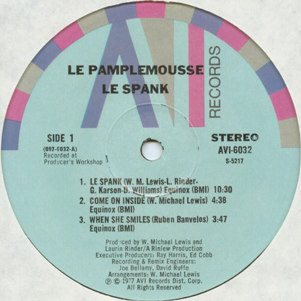 Le Pamplemousse : Le Spank (LP, Album)