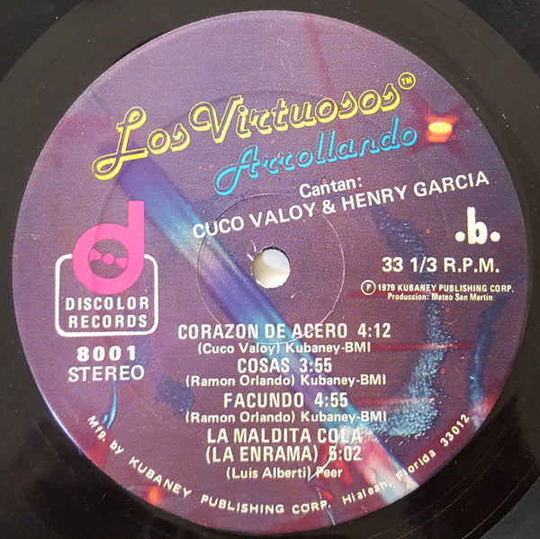 Los Virtuosos : Arrollando (LP, Album)