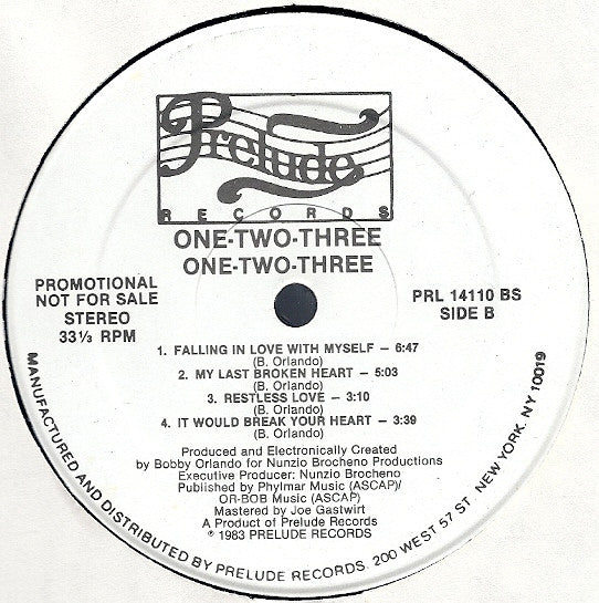 One-Two-Three : One-Two-Three (LP, Promo)