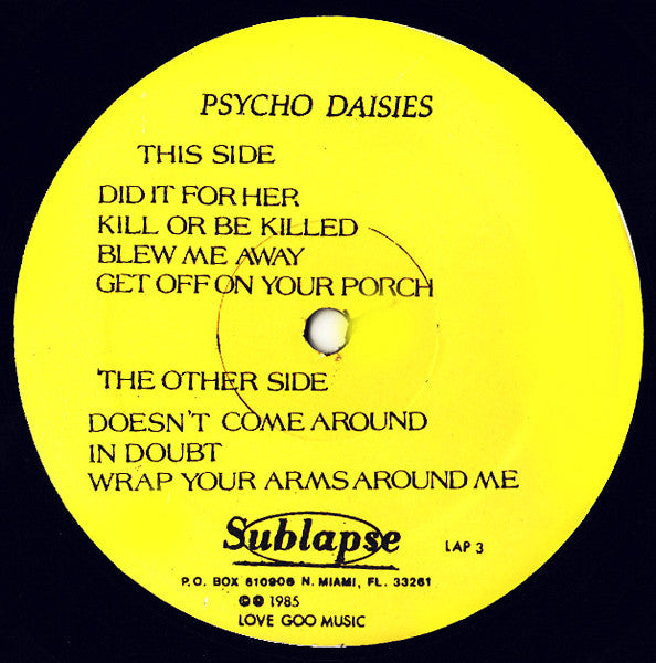 The Psycho Daisies : Pushin' Up Daisies (LP, Album)