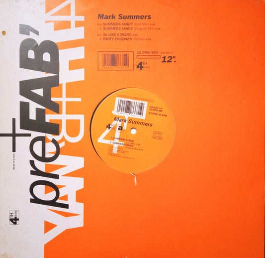 Mark Summers : Summers Magic (12", Pre)
