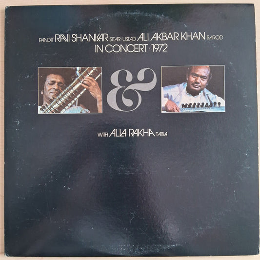 Ravi Shankar / Ali Akbar Khan With Alla Rakha : In Concert 1972 (2xLP, Album)