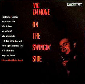 Vic Damone : On The Swingin' Side (LP, Album, Mono, Promo)