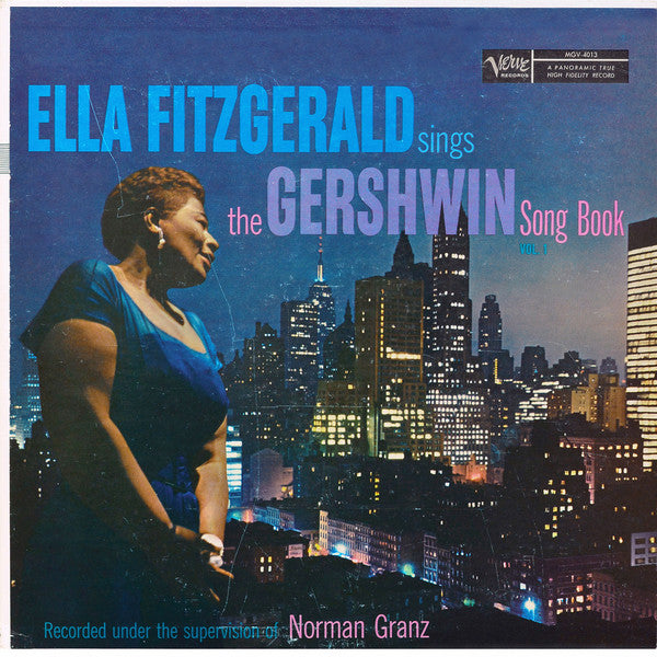 Ella Fitzgerald : Ella Fitzgerald Sings The Gershwin Song Book Vol. 1 (LP, Album, Mono, Col)