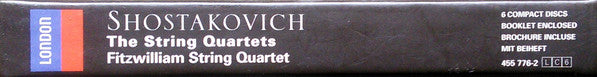 Dmitri Shostakovich - Fitzwilliam String Quartet : The String Quartets (6xCD, RE, RM + Box, Comp)