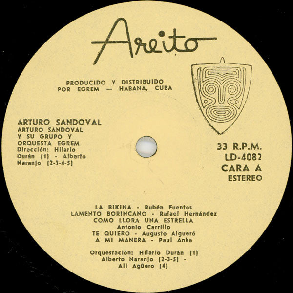 Arturo Sandoval : Arturo Sandoval (LP, Album)