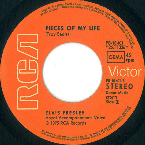 Elvis Presley : Bringing It Back (7", Single)