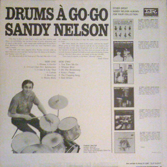 Sandy Nelson - Drums À Go-Go vinyl record, LP (Very Good Plus (VG+)) | Lulo Records