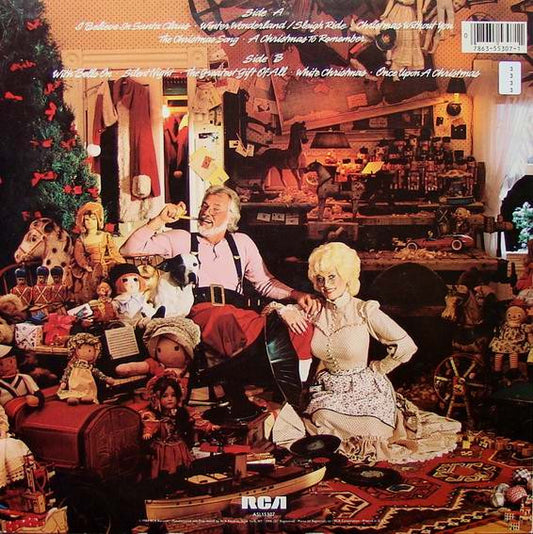 Kenny* & Dolly* : Once Upon A Christmas (LP, Album, Ind)