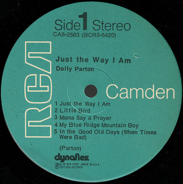 Dolly Parton : Just The Way I Am (LP, Comp, Ind)