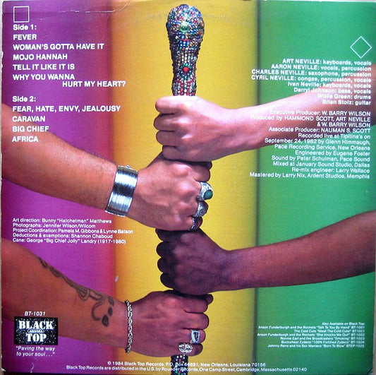 Neville Brothers* : Neville-ization (Live At Tipitina's New Orleans, Louisiana) (LP, Album)
