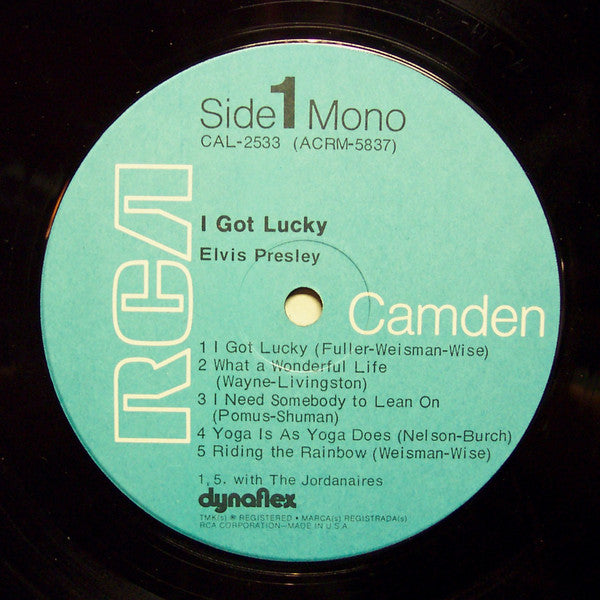 Elvis Presley : I Got Lucky (LP, Comp, Mono)