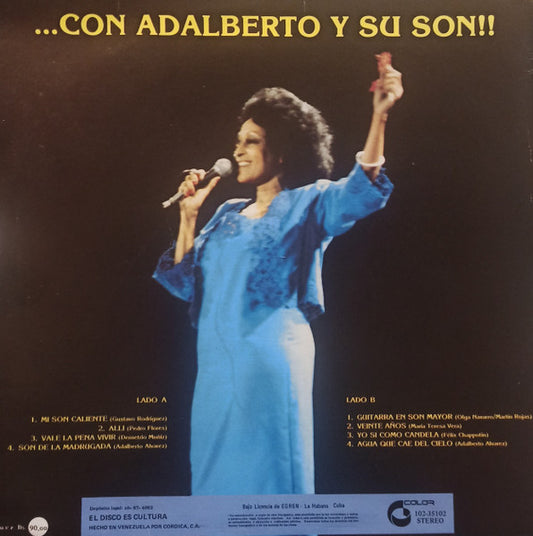 Omara Portuondo, Adalberto Alvarez Y Su Son : Con Adalberto Y Su Son (LP, Album)