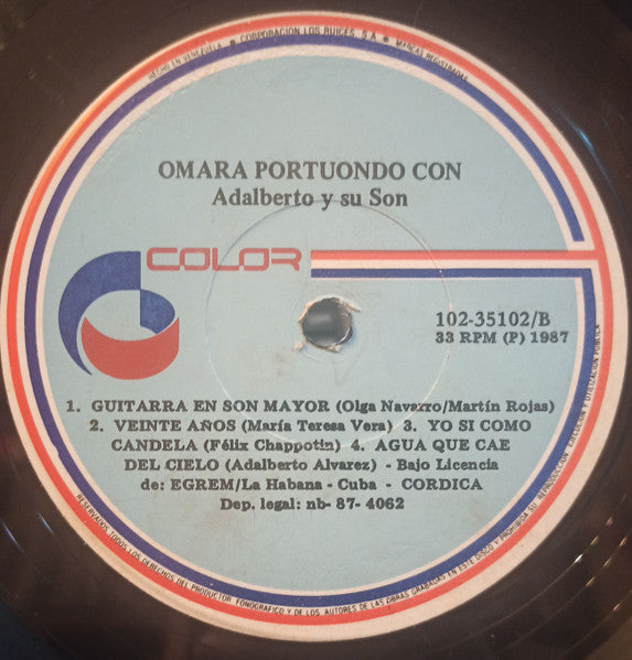 Omara Portuondo, Adalberto Alvarez Y Su Son : Con Adalberto Y Su Son (LP, Album)