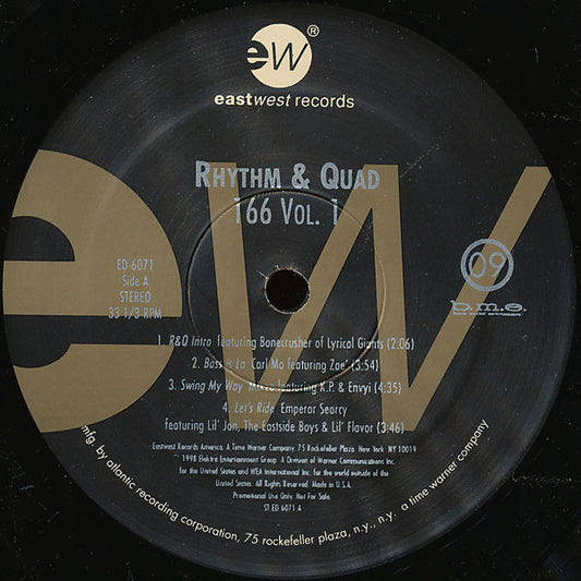 Various - Rhythm & Quad 166 Vol.1 vinyl record, 2xLP (Very Good Plus (VG+)) | Lulo Records