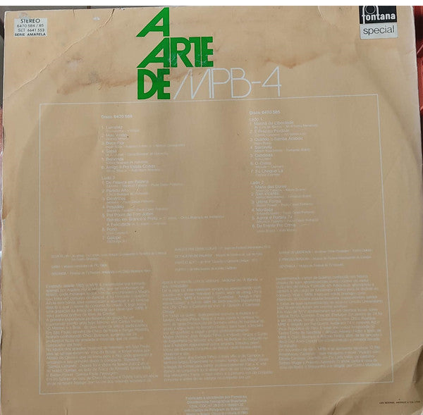 MPB-4* : A Arte De MPB-4 (2xLP, Comp, RE)